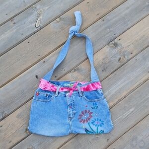 Floral Denim Mudd Purse